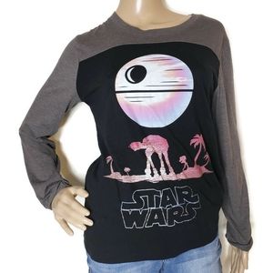 Star wars Rouge one beach scene long sleeve shirt